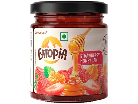Eatopia Eatopia Strawberry Honey Jam, 240 g