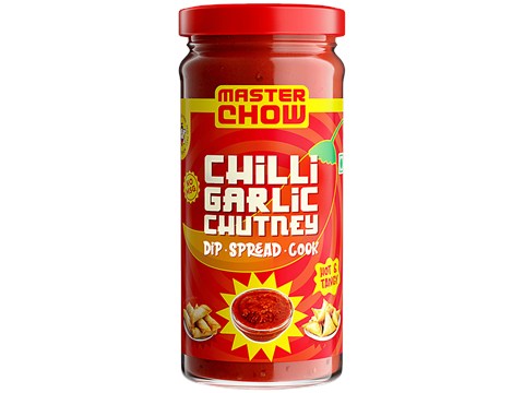 MasterChow Chilli Garlic Chutney - Hot & Tangy, 250 g