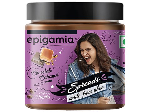 Epigamia  Ghee Spreads - Chocolate Caramel, 125 g