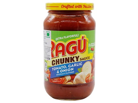 Ragu Pasta Sauce - Chunky Tomato, Garlic & Onion, 397 g