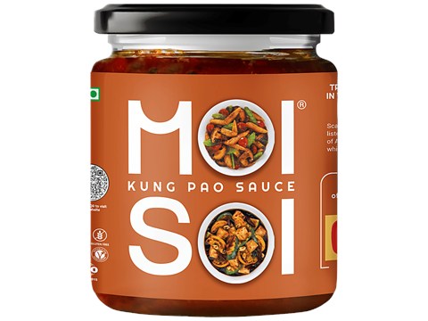 Moi Soi Kung Pao Sauce - Used As Spread, Marinade, Dip & For Making Chinese, Asian, Thai & Stir Fry Dishes, Vegan, 175 g