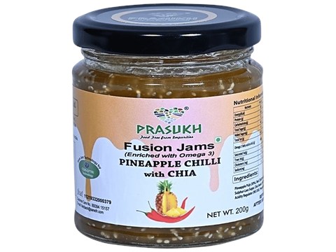 Prasukh Chia Pineapple Chilli Jam, 200 G