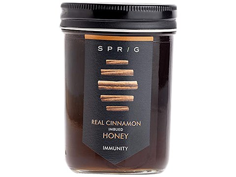 Sprig Cinnamon Imbued Honey - Antioxidant Rich, 325 g