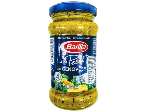 Barilla Pesto Genovese Pasta & Pizza Sauce - With Fresh Basil & No Added Preservatives, 190 g