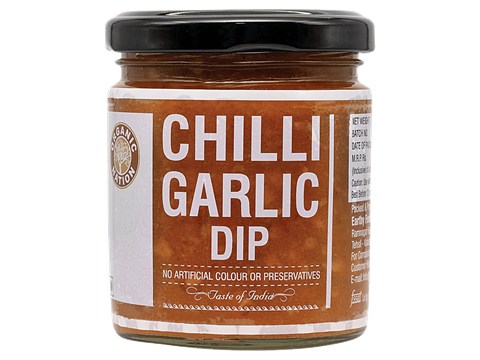 Organic Nation Chilli Garlic Dip, 200 g