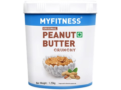 Myfitness Original Peanut Butter - Crunchy, 1.25 Kg