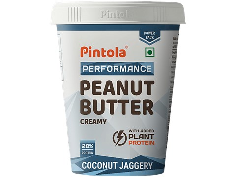 Pintola Coconut Jaggery Peanut Butter - Creamy, 1 kg