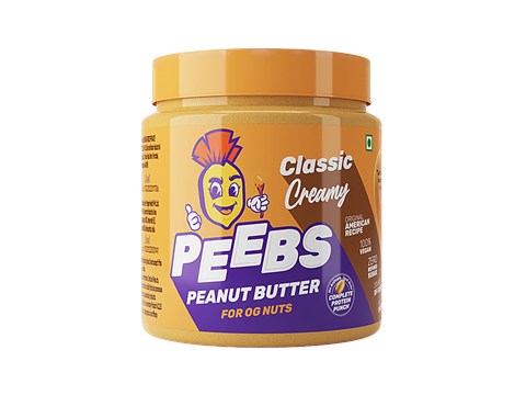 Peebs Classic Peanut Butter - Creamy, 500 g