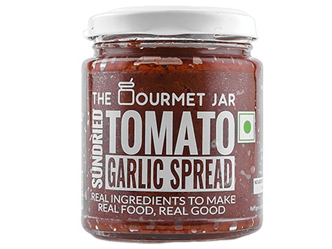 The Gourmet Jar Spread - Fiery, Sundried, Tomato, With Naga Chilli, 190 g