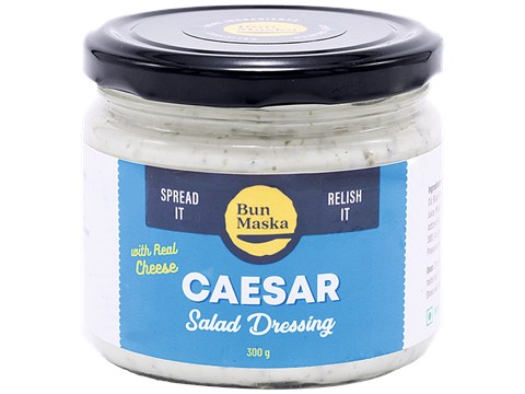 Bun Maska Caesar Salad Dressing With Real Cheese - Flavourful & Creamy For Spread & Dip, 300 g