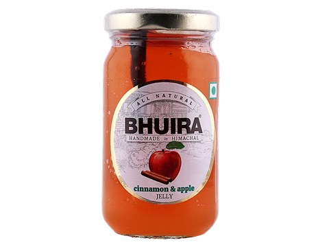 BHUIRA  Apple & Cinnamon Jelly - Handmade, No Added Preservatives, 240 g