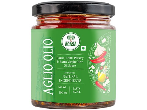 Little Italy  Acasa Aglio Olio Sauce, 200 ml