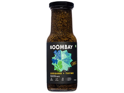Boombay Oregano + Thyme Dressing - Earthy & Zesty, 220 g
