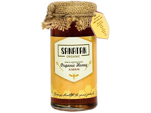 Sanatan Organic Ajwain Honey, 250 g