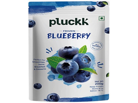 Pluckk Frozen Blueberry, 200 g