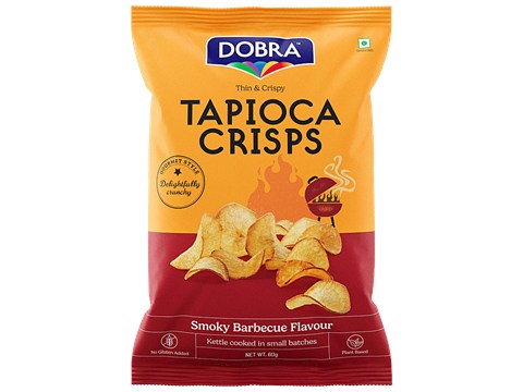 Dobra Smoky Barbeque Tapioca Crisps, 60 g