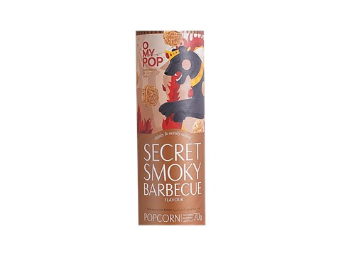 O My Pop Secret Smoky Barbecue Popcorn, 70 g