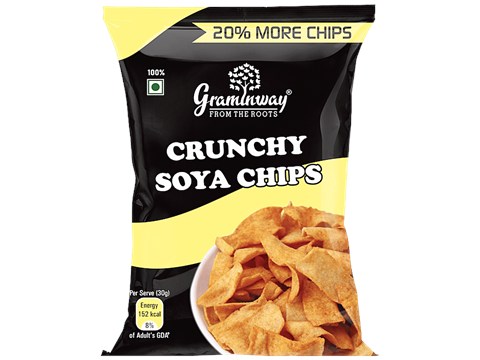 Graminway Crunchy Soya Chips, 100 g