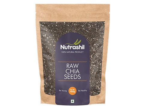 Nutrashil Raw Chia Seeds, 400 g