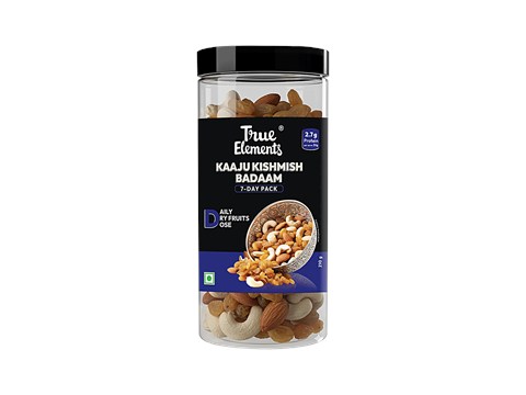 True Elements Kaaju Kishmish Badaam Dry Fruits, 210 g