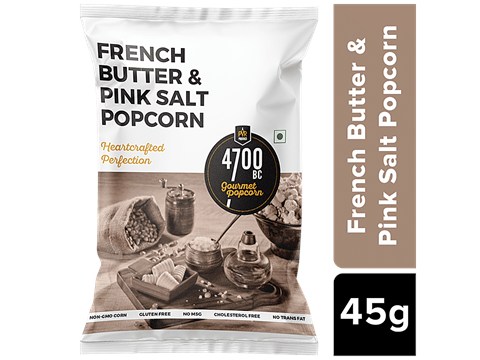 4700BC Gourmet Popcorn - French Butter & Pink Salt, 45 g