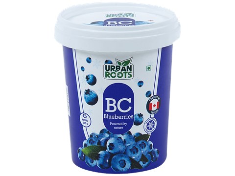 Urban Roots BC Blueberries - Frozen, Natural & Nutritious, 250 g