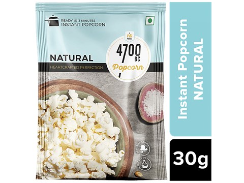 4700BC Instant Popcorn - Natural Healthy, 30 g