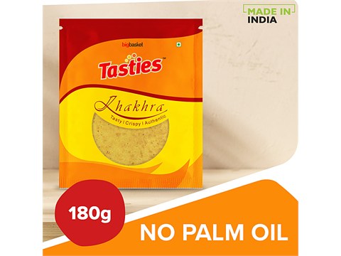 Tasties Whole Wheat Khakhra Masala, 180 g