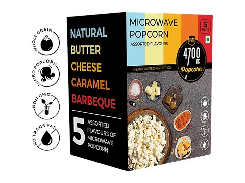 4700BC Microwave Popcorn - Assorted, 454 g
