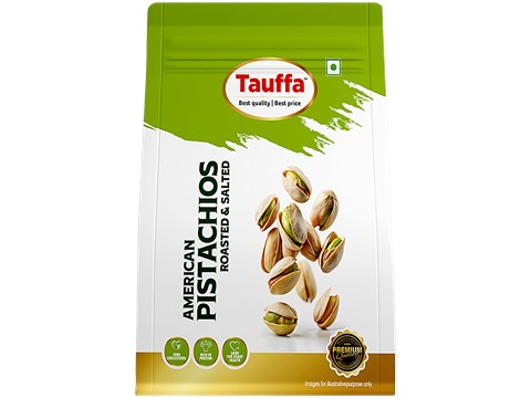 Tauffa Roasted & Salted American Pistachios, 250 g