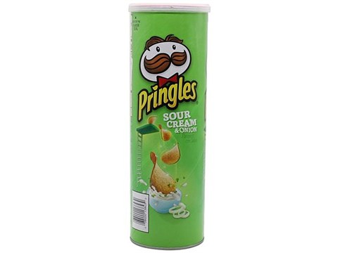 Pringles Imported Potato Crisps - Sour Cream & Onion, Imported, 158 g