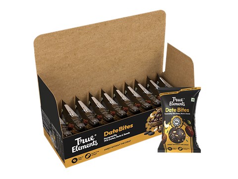 True Elements Date Bites - 79% Dates, Nuts & Seeds, 150 g