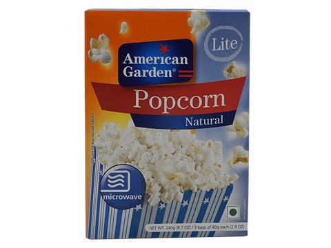 American Garden Microwave Popcorn - Lite, 240 g