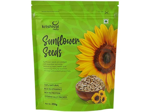 Krishival Nuts Sunflower Seeds, 250 g