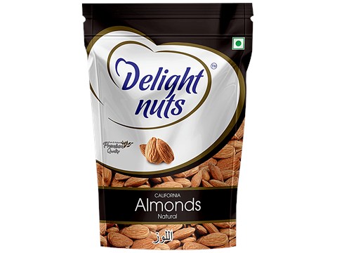 Delight Nuts California Almonds - Premium Quality, Pure & Natural, 200 g