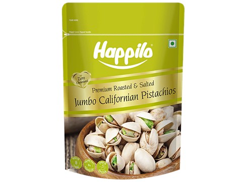 Happilo Roasted & Salted Californian Pistachios, 500 g