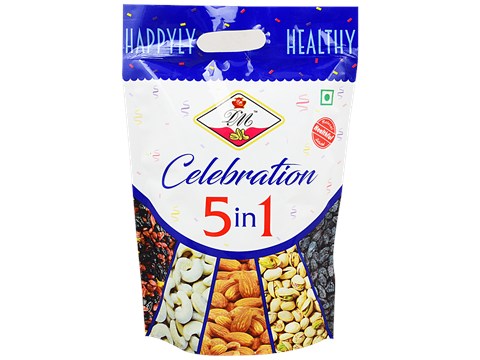 Don Monte Celebration 5 in 1 - Assorted Fruits & Nuts Packs, For Gifting, 500 g