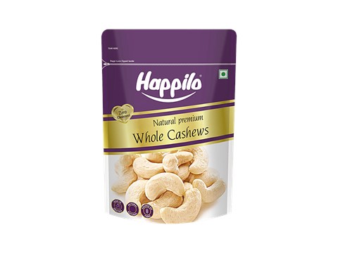 Happilo Natural Premium Whole Cashew Nuts, 450 g