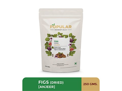 Popular Essentials Figs/Anjeer, 250 g