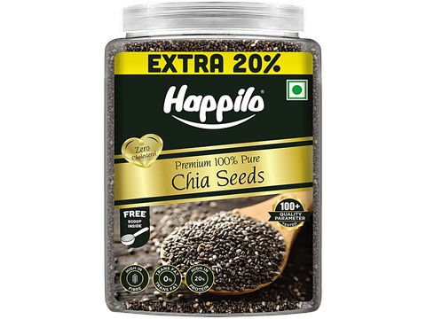 Happilo Premium Pure Chia Seeds, 1.2 kg
