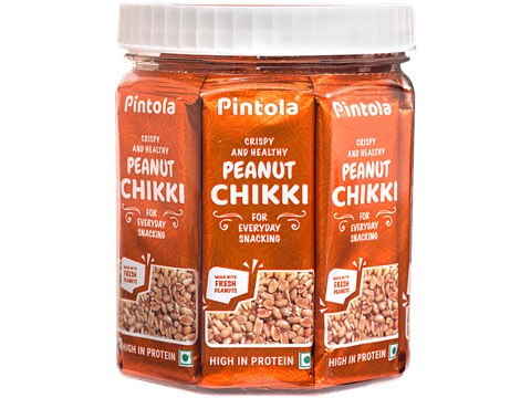 Pintola Peanut Chikki, 672 g