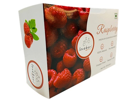 Loveberi Raspberry - Natural, Frozen Fresh, 250 g