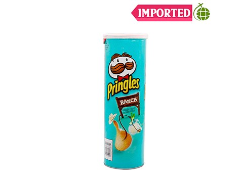 Pringles Imported Potato Chips - Ranch, Imported, 158 g