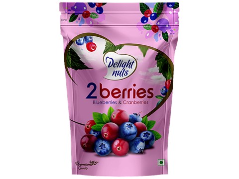 Delight Nuts 2 Berries - Blueberries & Cranberries, Delicious, 200 g