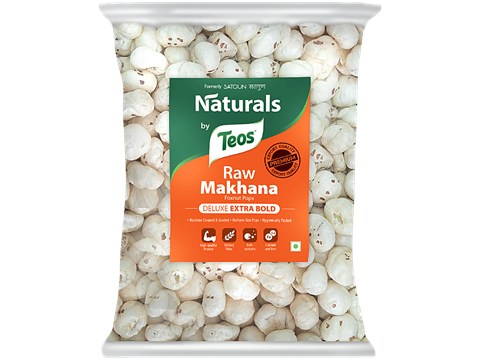Teos Raw Makhana Deluxe Extra Bold, 100 g