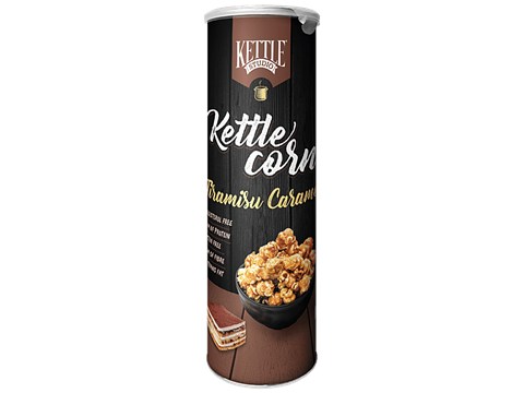 Kettle Studio Popcorn - Tiramisu Caramel, Cholesterol Free, Rich In Protein, 125 g