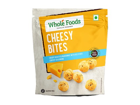 Whole Foods Cheesy Bites Roasted Makhanas, 40 g