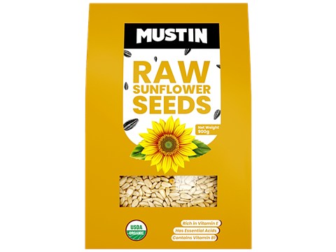 MUSTIN Raw Sunflower Seeds, 900 g