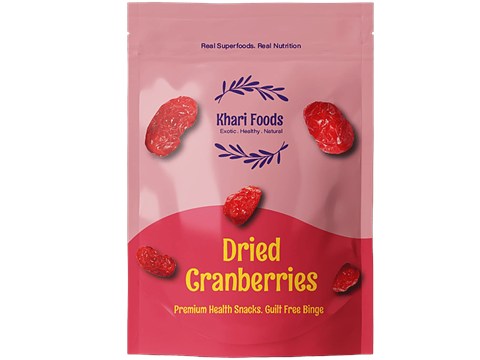 Khari Foods Dried Cranberries, 100 g