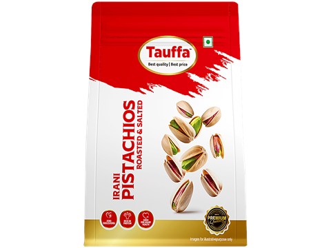 Tauffa Roasted & Salted Irani Pistachios, 250 g